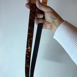 Lane Bryant tortoiseshell gold belt